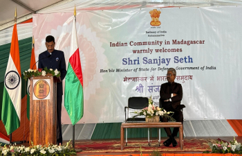 Official Visit of Hon'ble Raksha Rajya Mantri (Minister of State for Defence of India) Shri Sanjay Seth, Antananarivo, 25-27 June 2025